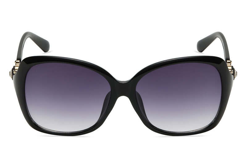 G671RGR - Women's Oversized Rhinestone Sunglasses - Image 2
