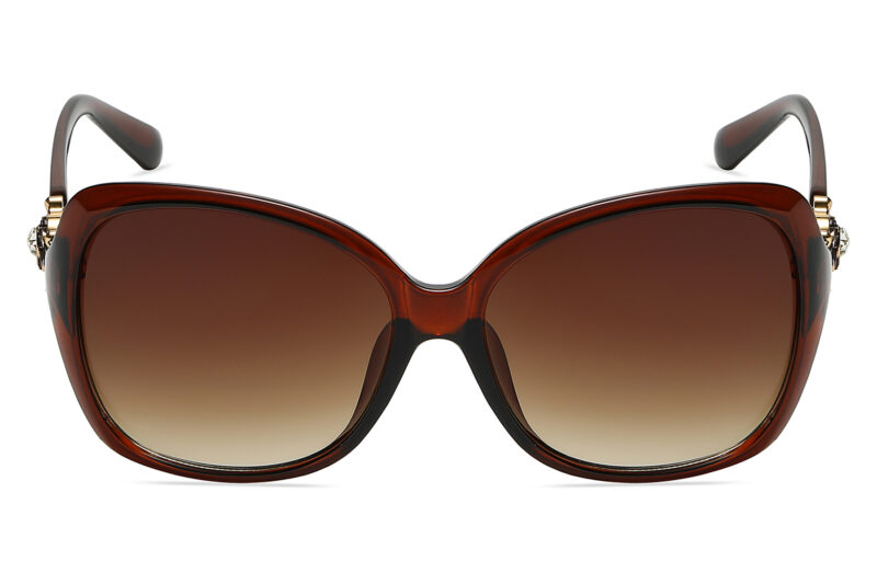 G671RGR - Women's Oversized Rhinestone Sunglasses - Image 4