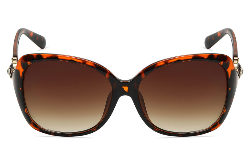 G671RGR - Women's Oversized Rhinestone Sunglasses - Image 6