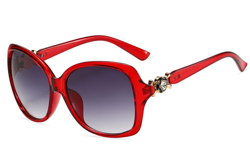 G671RGR - Women's Oversized Rhinestone Sunglasses - Image 7