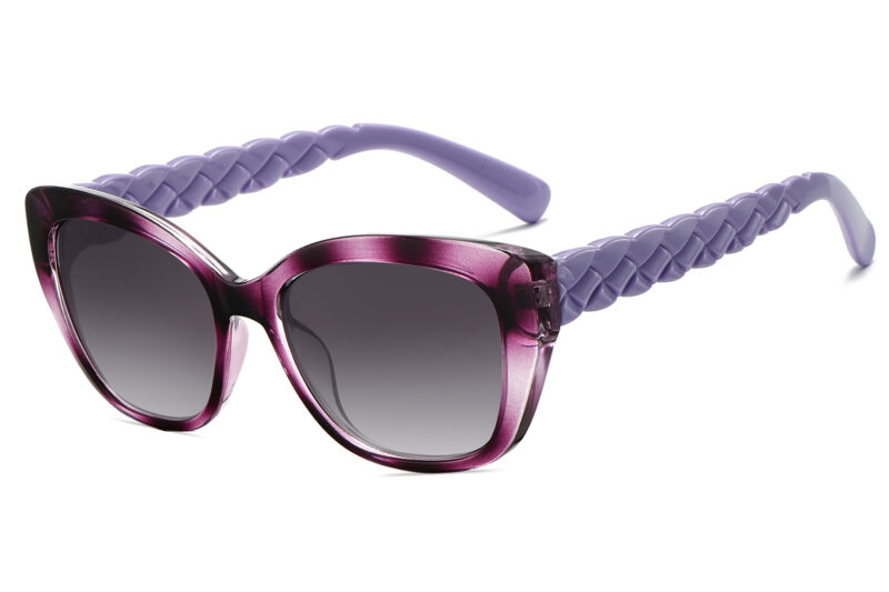 G692GR - Women Squared Cat-Eye Sunglasses - Image 3
