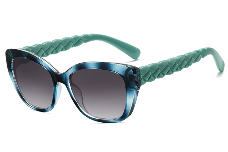 G692GR - Women Squared Cat-Eye Sunglasses - Image 7