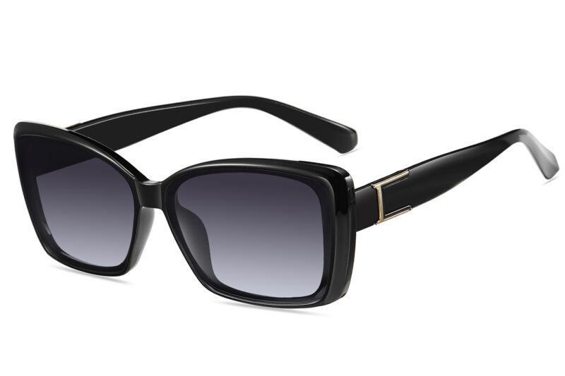 G697GR - Women's Rectangular Silhouette Sunglasses - Image 3