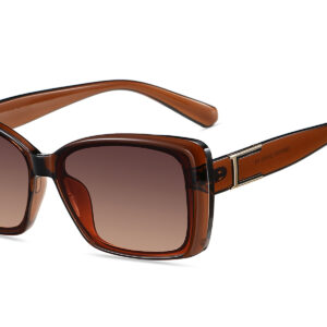 G697GR - Women's Rectangular Silhouette Sunglasses - Image 5