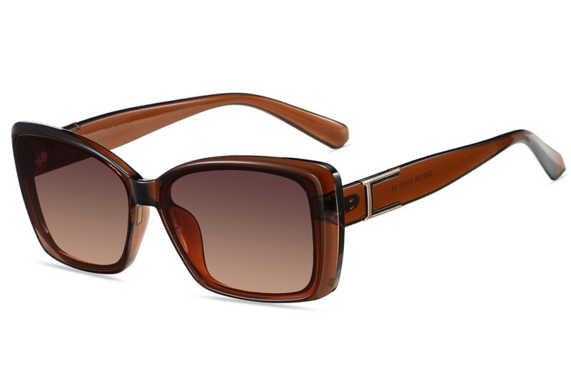 G697GR - Women's Rectangular Silhouette Sunglasses - Image 5