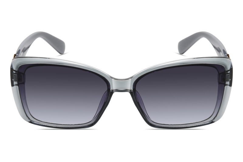 G697GR - Women's Rectangular Silhouette Sunglasses - Image 8