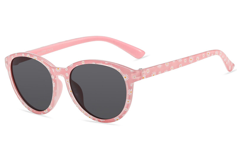 K012SD - Kids Cat Eye Daisy Sunglasses for Girls