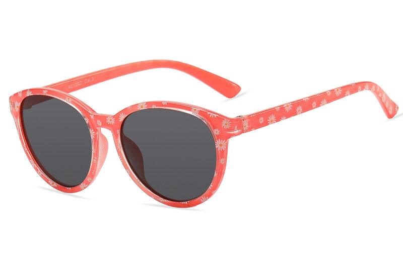 K012SD - Kids Cat Eye Daisy Sunglasses for Girls - Image 3