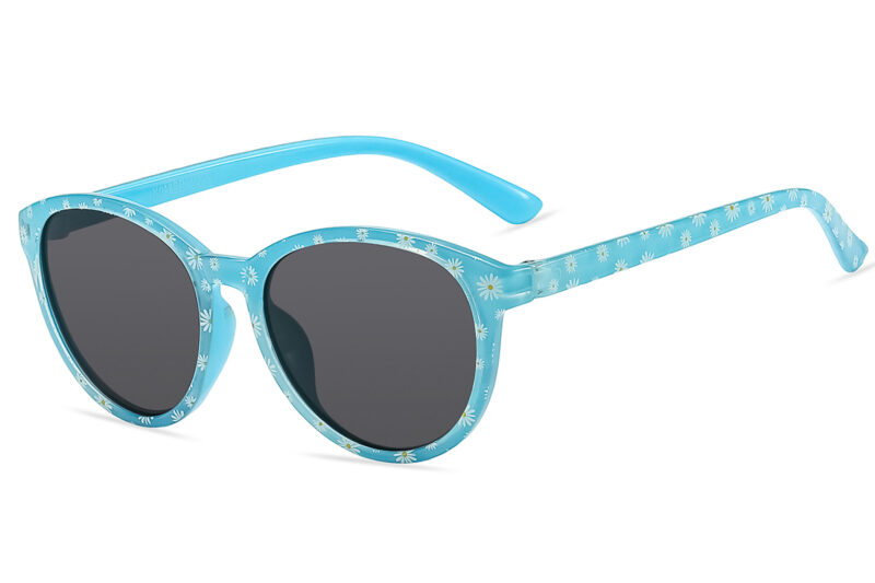 K012SD - Kids Cat Eye Daisy Sunglasses for Girls - Image 7