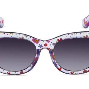 K015GR - Kids Cat-Eye Sunglasses for Girls - Image 6