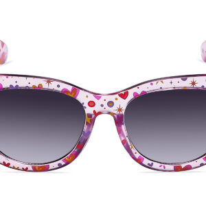 K015GR - Kids Cat-Eye Sunglasses for Girls - Image 8