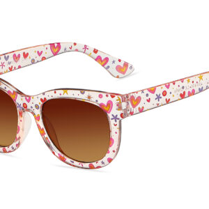 K015GR - Kids Cat-Eye Sunglasses for Girls - Image 9