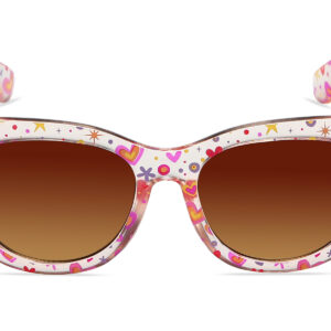 K015GR - Kids Cat-Eye Sunglasses for Girls - Image 10
