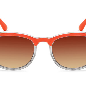 K016GR - Kids Brow Line Sunglasses for Boys & Girls - Image 2