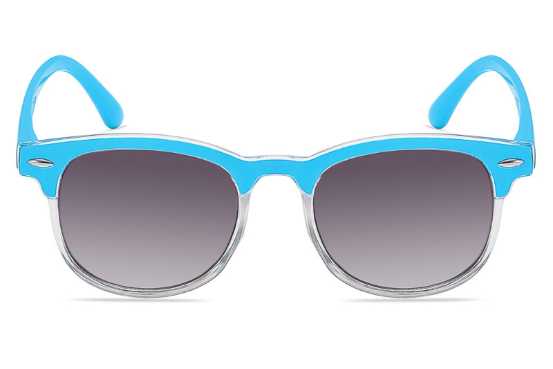 K016GR - Kids Brow Line Sunglasses for Boys & Girls - Image 4