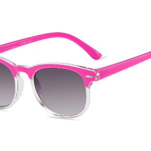 K016GR - Kids Brow Line Sunglasses for Boys & Girls - Image 5