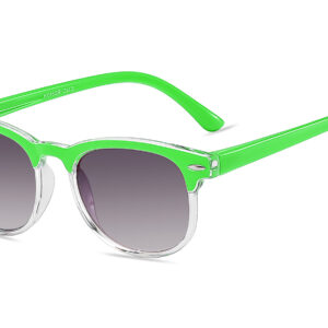 K016GR - Kids Brow Line Sunglasses for Boys & Girls - Image 9