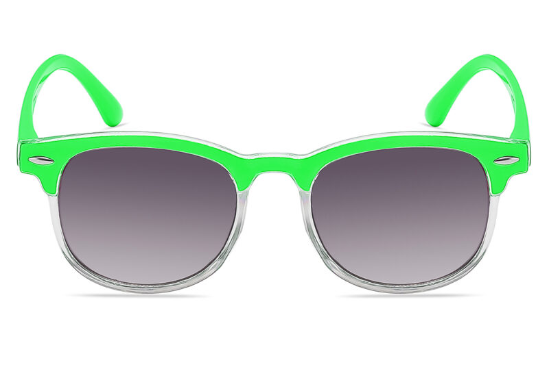 K016GR - Kids Brow Line Sunglasses for Boys & Girls - Image 10