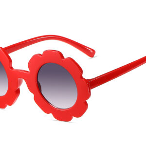 K018GR - Kids Flower Sunglasses for Girls - Image 3