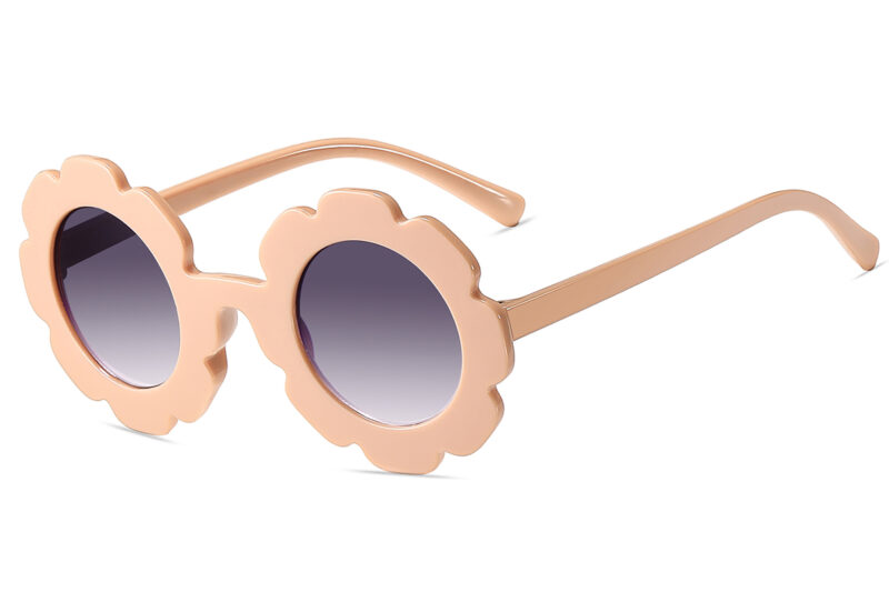 K018GR - Kids Flower Sunglasses for Girls - Image 5