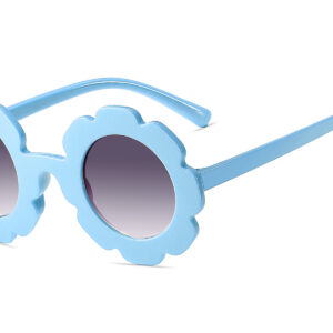 K018GR - Kids Flower Sunglasses for Girls - Image 7