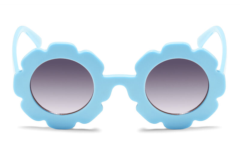 K018GR - Kids Flower Sunglasses for Girls - Image 8