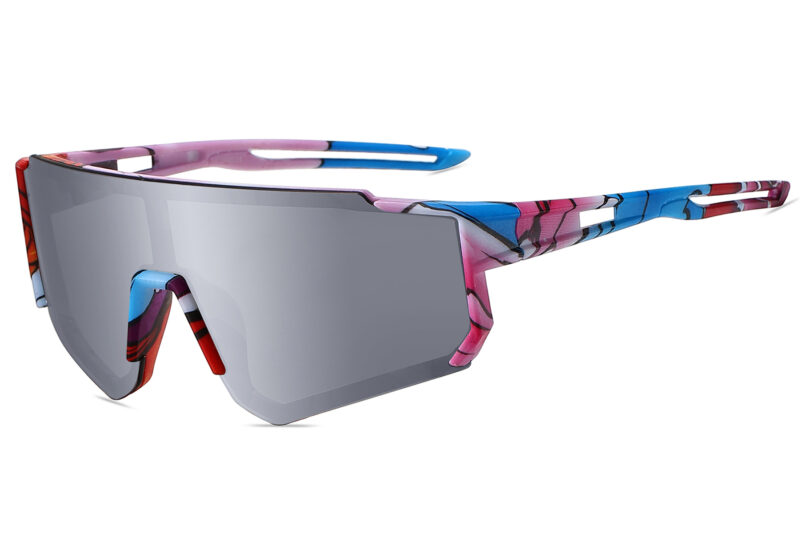 K024TRV - Kids Comic Sport Shield Sunglasses for Boys & Girls - Image 7