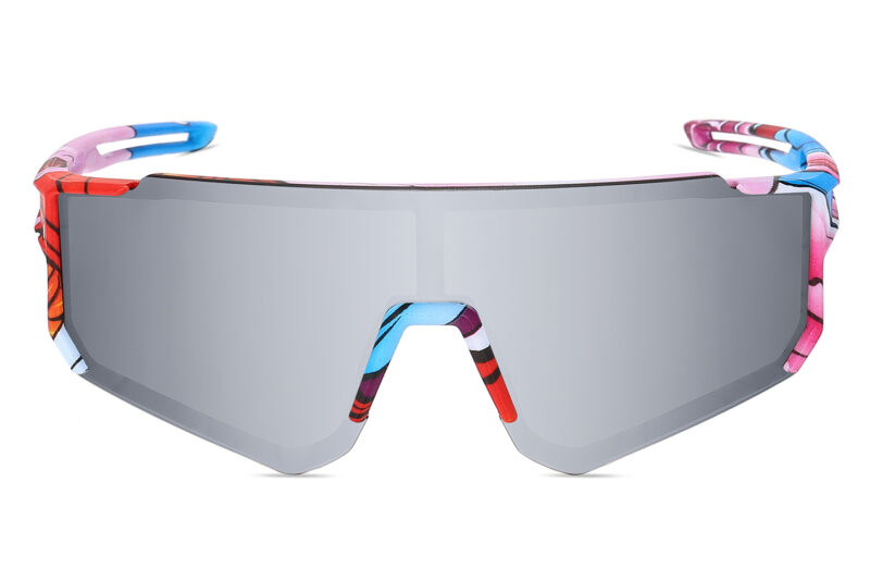 K024TRV - Kids Comic Sport Shield Sunglasses for Boys & Girls - Image 8