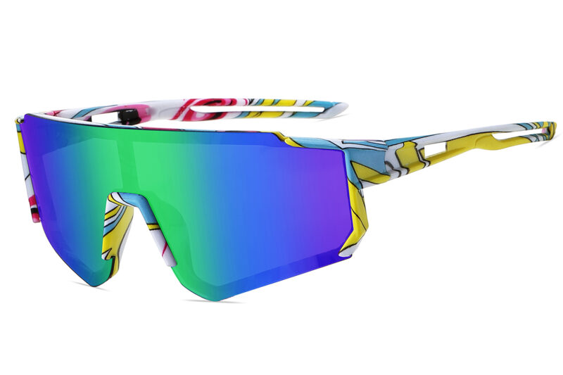 K024TRV - Kids Comic Sport Shield Sunglasses for Boys & Girls - Image 11