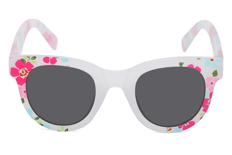 K025SD - Kids Cat-Eye Flower Sunglasses for Girls - Image 4