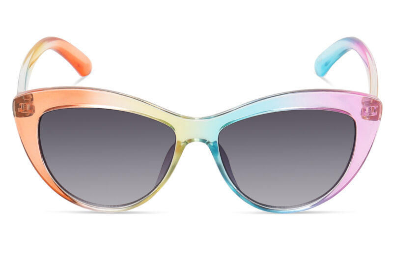 K027GR - Kids Cat-Eye Sunglasses for Girls - Image 2