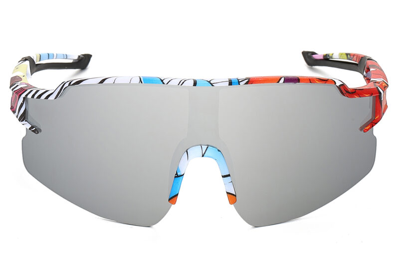 K030TRV - Kids Comic Sport Shield Sunglasses for Boys & Girls - Image 8