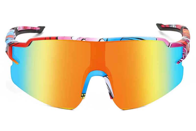 K030TRV - Kids Comic Sport Shield Sunglasses for Boys & Girls - Image 10