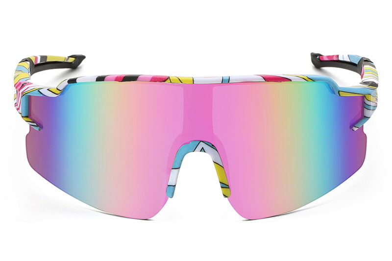K030TRV - Kids Comic Sport Shield Sunglasses for Boys & Girls - Image 12