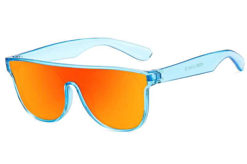 K032RV - Kids Flat-Top Sunglasses for Boys & Girls - Image 15