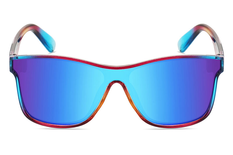 K033RV - Kids Rectangular Sunglasses for Boys & Girls - Image 2