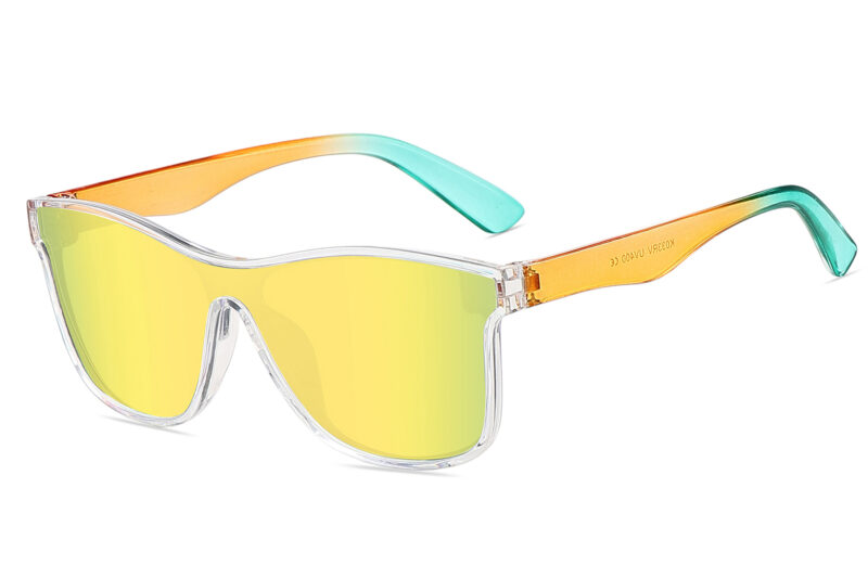 K033RV - Kids Rectangular Sunglasses for Boys & Girls - Image 3
