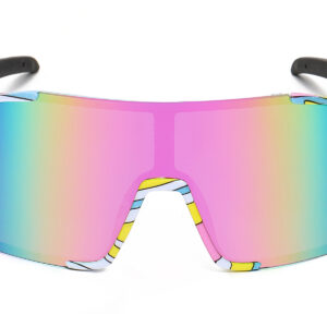 K034TRV - Kids Comic Sport Shield Sunglasses for Boys & Girls - Image 2