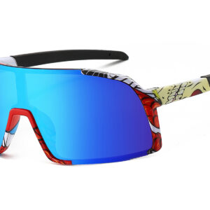 K034TRV - Kids Comic Sport Shield Sunglasses for Boys & Girls - Image 5