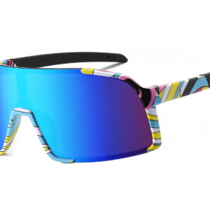 K034TRV - Kids Comic Sport Shield Sunglasses for Boys & Girls - Image 7