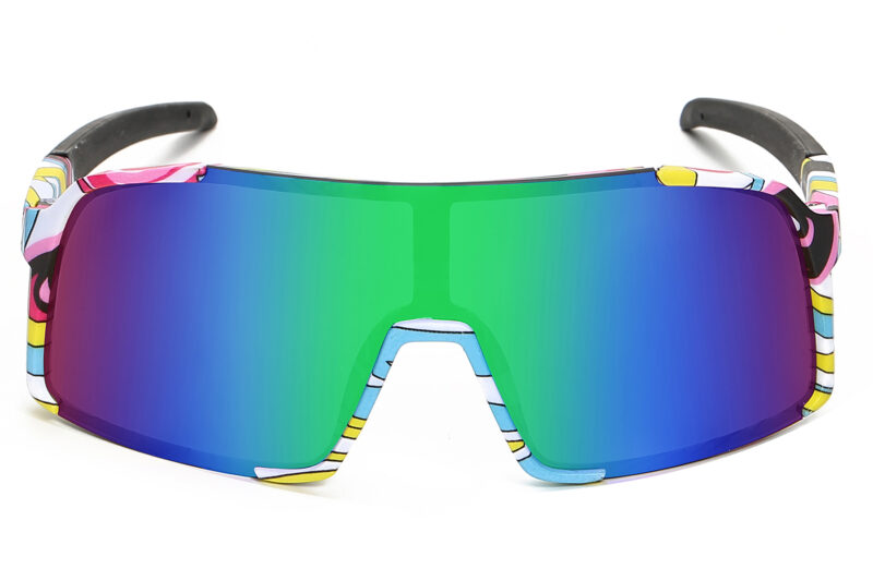 K034TRV - Kids Comic Sport Shield Sunglasses for Boys & Girls - Image 8
