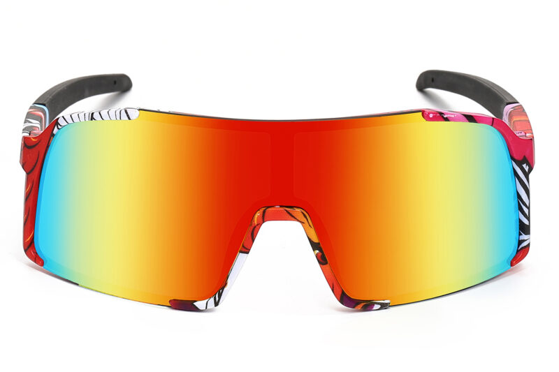 K034TRV - Kids Comic Sport Shield Sunglasses for Boys & Girls - Image 10