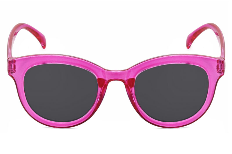 K035SD - Kids Neon Jello Sunglasses for Girls - Image 2