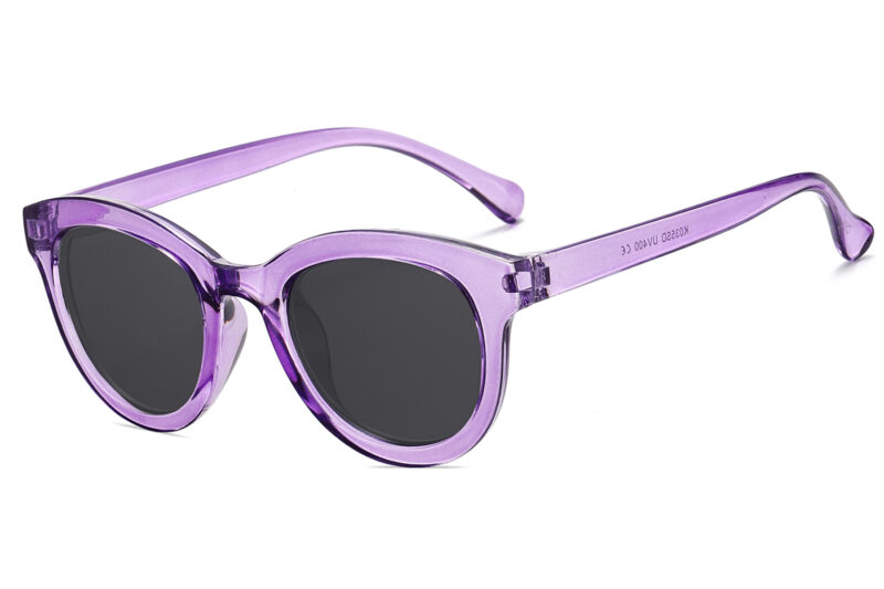 K035SD - Kids Neon Jello Sunglasses for Girls - Image 7