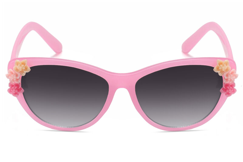 K037GR - Kids Cat-Eye Sunglasses for Girls - Image 2