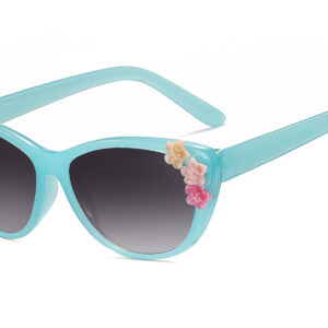 K037GR - Kids Cat-Eye Sunglasses for Girls - Image 3