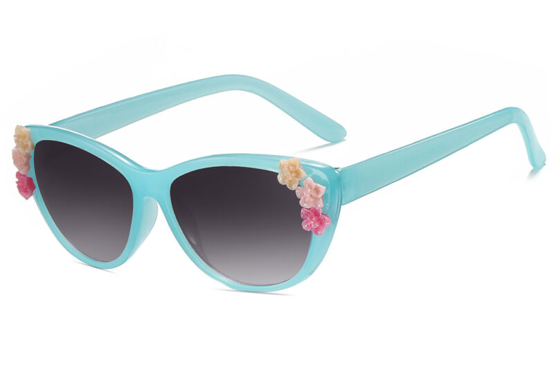 K037GR - Kids Cat-Eye Sunglasses for Girls - Image 3