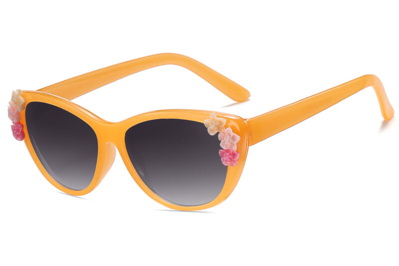 K037GR - Kids Cat-Eye Sunglasses for Girls - Image 5