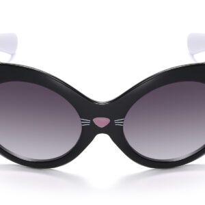 K039RGR - Kids Cute Cat Rhinestone Sunglasses for Girls - Image 2