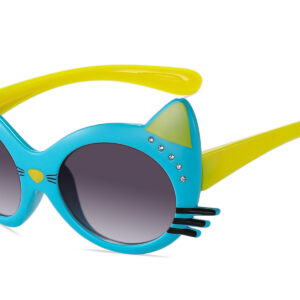K039RGR - Kids Cute Cat Rhinestone Sunglasses for Girls - Image 7